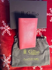 NEW GILLIO POCKET AGENDA (CLASSIC) 812 EPOCA PINK BOX AND DUST COVER INCLUDED
