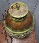 Huge Mid Century Modern Pottery Swag Lamp — photo 4