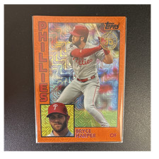 Topps 2019 Silver Pack Series 2 1984 Bryce Harper T84-41 Orange 24 /25 Phillies