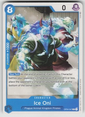Ice Oni OP04-047 Common Kingdoms of Intrigue One Piece NM