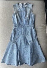 Alexander McQueen Denim Dress Size 42
