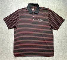 Champion Polo Shirt Extra Large Black Red Disney Golf Performance Stretch Mens