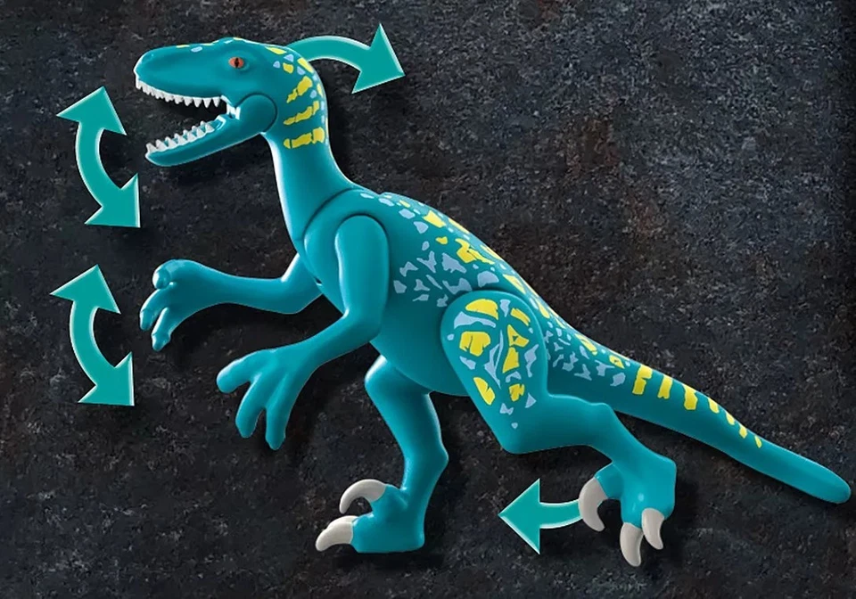 PLAYMOBIL 70629 DINO RISE ONCLE ROB UNCLE DINOSAURE DEINONYCHUS NEUF NEW SCELLÉ - Photo 4/4