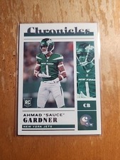 Football Card Single 2022 Panini Chronicles Rookie Ahmad Sauce Gardner NM C343