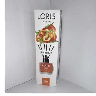 Loris Reed Diffuser Peach Scent Liquid Orange for Adults