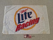 Miller Lite Racing Flag Key Chain and Cards