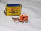 Vintage Matchbox Lesney Moko No. 7 Horse Drawn Milk Float 1954 First Edition