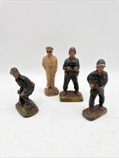 1950 J.H. Miller 5 Tall Ceramic Chalkware Gen...
