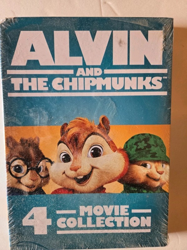 NEW! Alvin and the Chipmunks: 4-Movie Collection (DVD) Sealed Road Chip