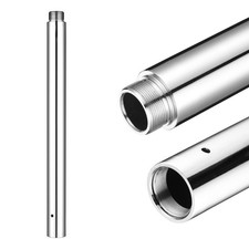 Yescom 500 mm Nuova Prolunga per Palo Danzante Cromato per Palo da Spinning 45 mm, Argento