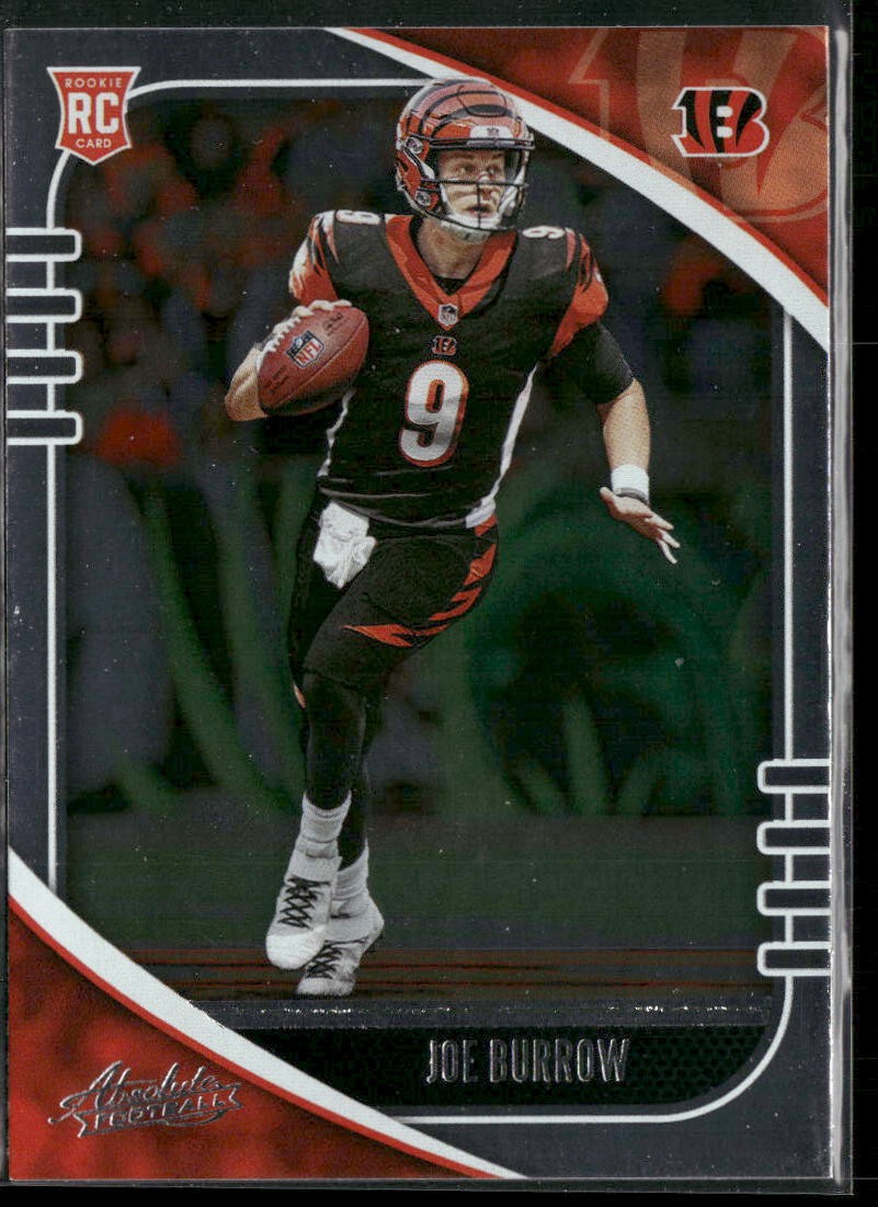 2020 Panini Absolute #158 Joe Burrow Rookie Retail Cincinnati Bengals