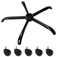 28 Inch Office Chair Metal Base Replacement Heavy Duty 2500 Lbs Computer Desk...