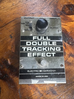 Vintage Electro Harmonix Full Double Tracking Effect Delay Effects Pedal