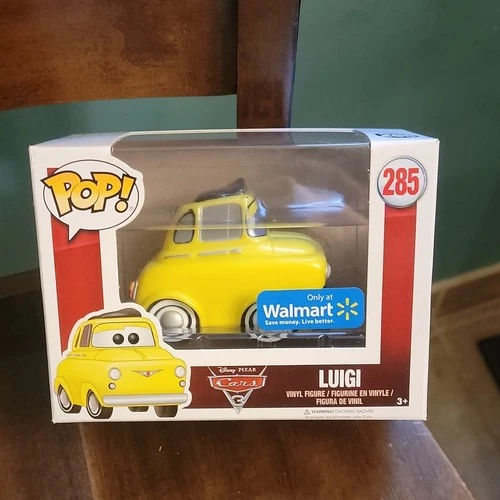 Funko Pop! Vinyl Cars Luigi Walmart Exclusive #285 Figure Disney Pixar Cars 3