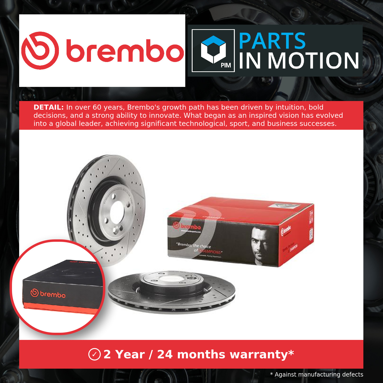 2x Brake Discs Pair Vented fits MINI CLUBMAN ONE R55 1.6D Front 10 to 14 N47C16A - Image 21