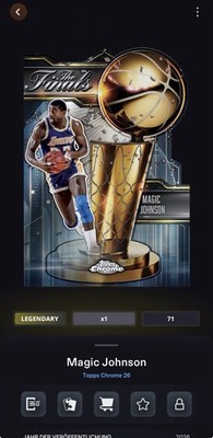 Magic Johnson The Finals NBA Collect Digital Card
