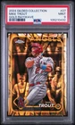 2024 Topps Gilded Collection #27 Mike Trout Gold Raywave PSA 9 250001