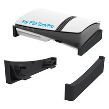 2Pcs Horizontal Stand For PS5 Slim/Pro Cooling Base Holder For PS5 Slim Disc D