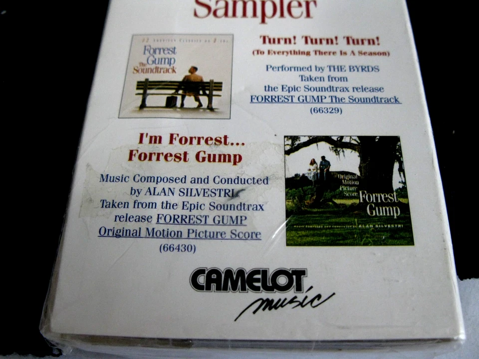 Forrest Gump The Sampler Cassette Limited Edition 1994 Sealed 2 tracks - Image 2 of 4
