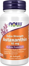 NOW, Astaxanthin 10mg, Extra Strength, Canthaxanthin, 60 Softgels