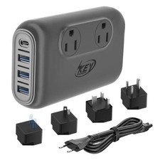 220V to 110V Converter, 230-Watt Step Down Voltage Converter grey