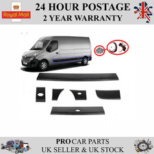 FOR VAUXHALL MOVANO MK3 Side Door Trim Moulding Rub Strip & Indicator Lamp LEFT