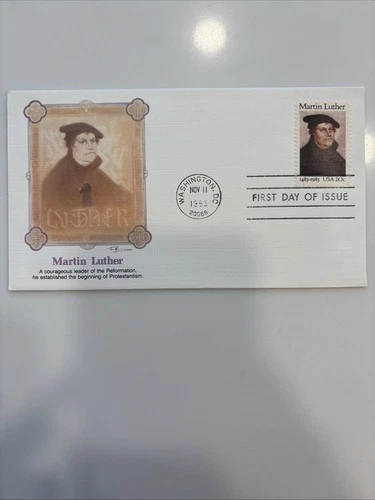 “Martin Luther” 1983 United States Stamp First Day Of Issue Cover