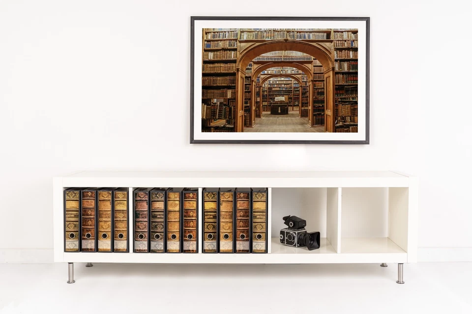 codiarts. 12 breite Ordnerrücken Aufkleber Deko Vintage Buchrücken old Books - Bild 2 von 4