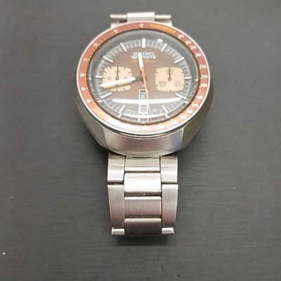 Seiko 5 Sports Speed-Timer Chronograph 6138-0040 Brown Dial Used