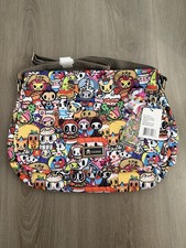 Tokidoki Food Buffet Collection Messenger Bag 2015 Vintage W/ Unicorno Keychain