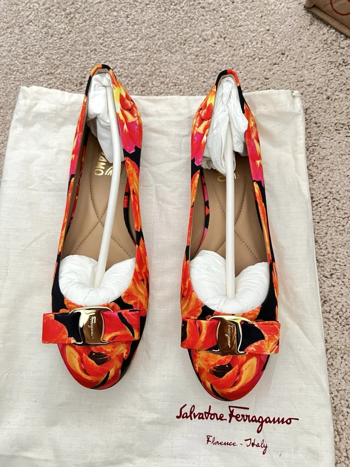 Zapatos de ballet Salvatore Ferragamo talla 8,5B Foto 4 de 4