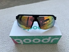 Goodr Sunglasses Do It For The Victory Dance Polarized Black Frame Mirrored Lens