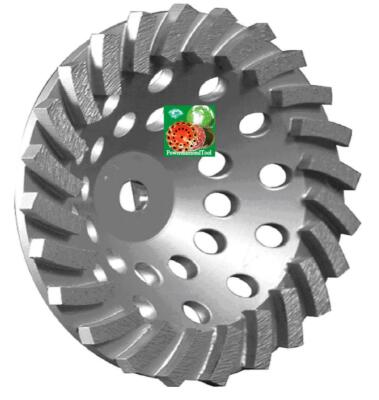7''X24SEG Threaded DIAMOND CUP WHEEL CONCRETE BRICK ASPHALT GRINDING 5/8-11**BEST