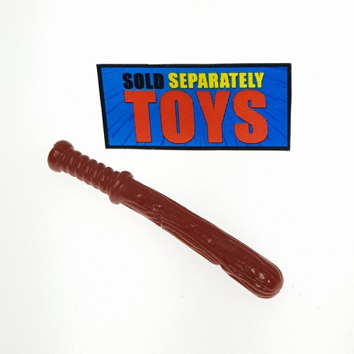 Vtg Dick Tracy & Sam Catchem CLUB stick baseball bat Playmates brown accessory - 第 6/7 張圖片