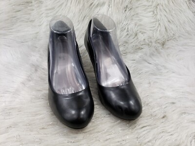 COMFORT PLUS by Predictions Black Basic Casual Heels Pumps Size US 10 EUR 42.5