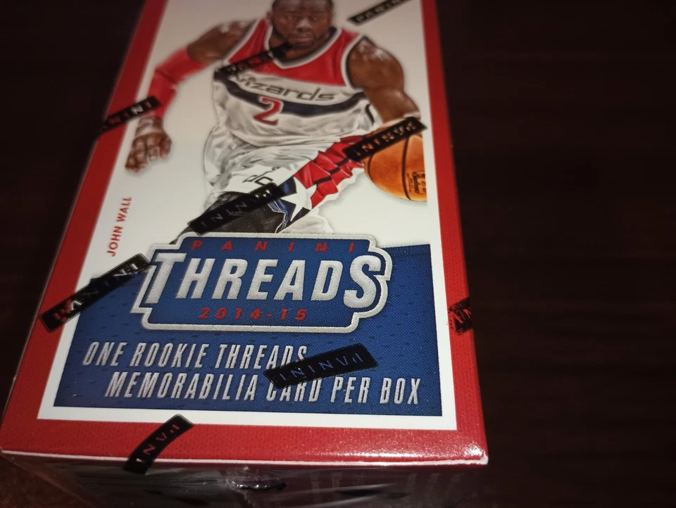 2014-15 PANINI Threads Basketball Blaster Box 1 Mem 2 Wood RCs Ave Chase Embiid - Image 3 of 3