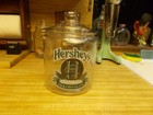 Vintage Hershey’s Chocolate Counter Display Glass Cookie Candy Jar Large