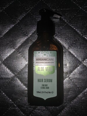 Arganicare Aloe Vera Hair Serum For Dry & Dull Hair 3.4 Fl Oz ( HARD TO FIND)