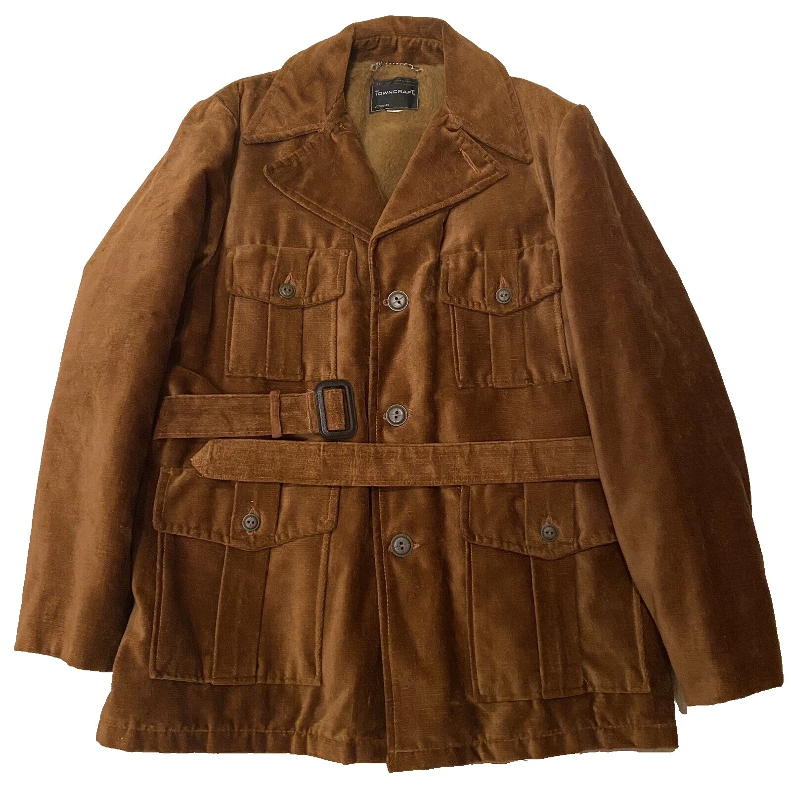 Casacos e jaquetas vintage de Veludo para Homens