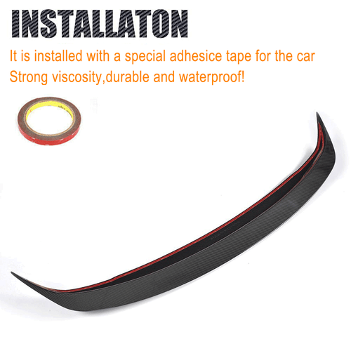 Alerón de carbono alerón de techo labio alerón trasero para Benz S205 S200 S250 S300 2015-18 - Imagen 12 de 14