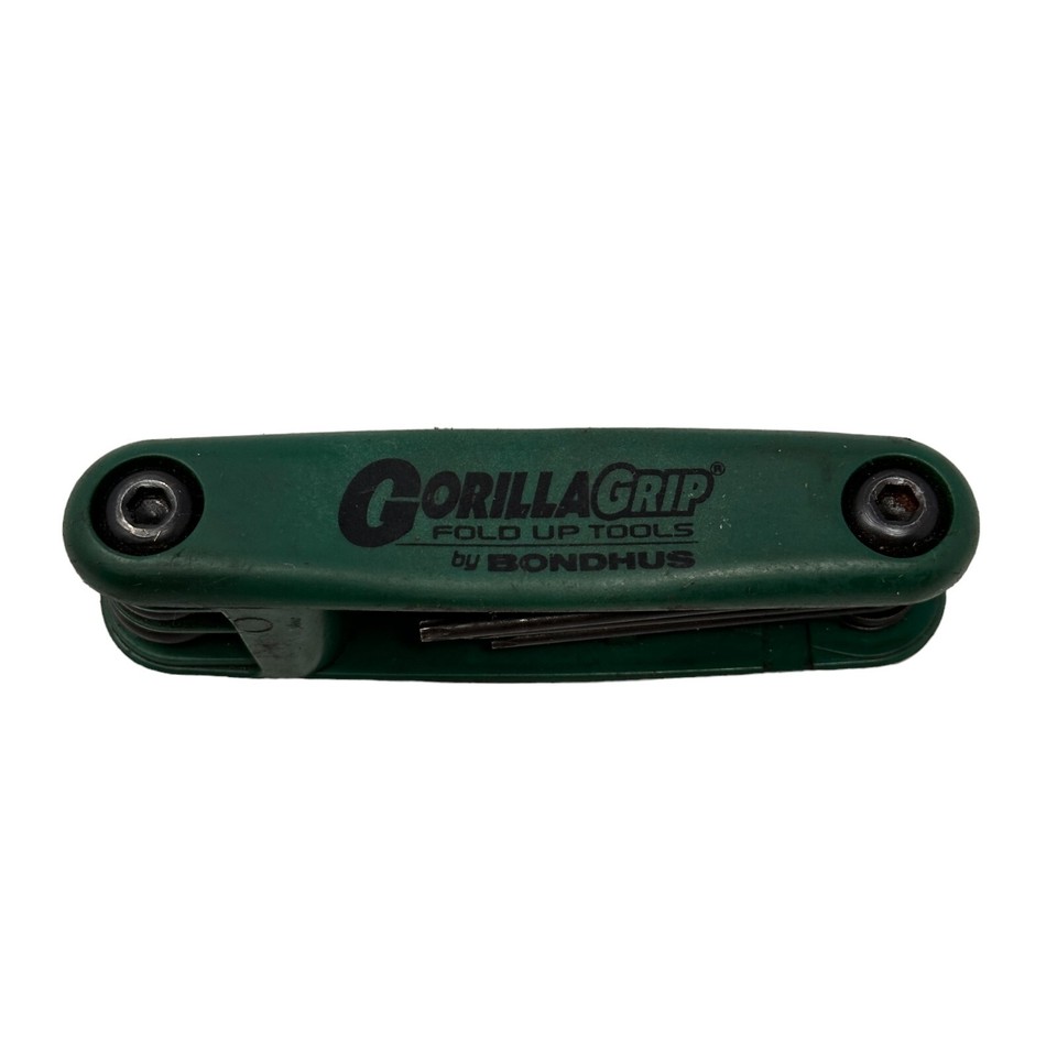 BONDHUS GORILLA GRIP 9pce A/F FOLD UP HEX ALLEN KEY SET – MADE IN USA - Foto 10