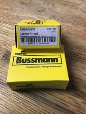 10 New Bussmann FNQ-R-1 3/10 Class CC 1 3/10 Amp Fuses 600 Volt Tron LOOK NIB