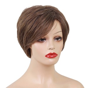 8 Cute Short Human Hair Wigs Pixie Cut For Black White Women