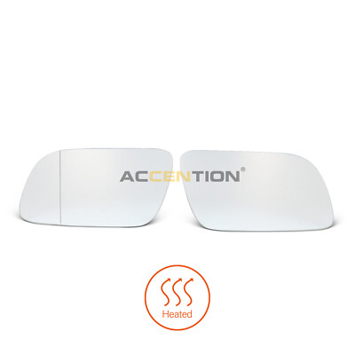 2Pcs For VW Polo 2002 2003 2004 2005 Wing Door Mirror Glass Heated