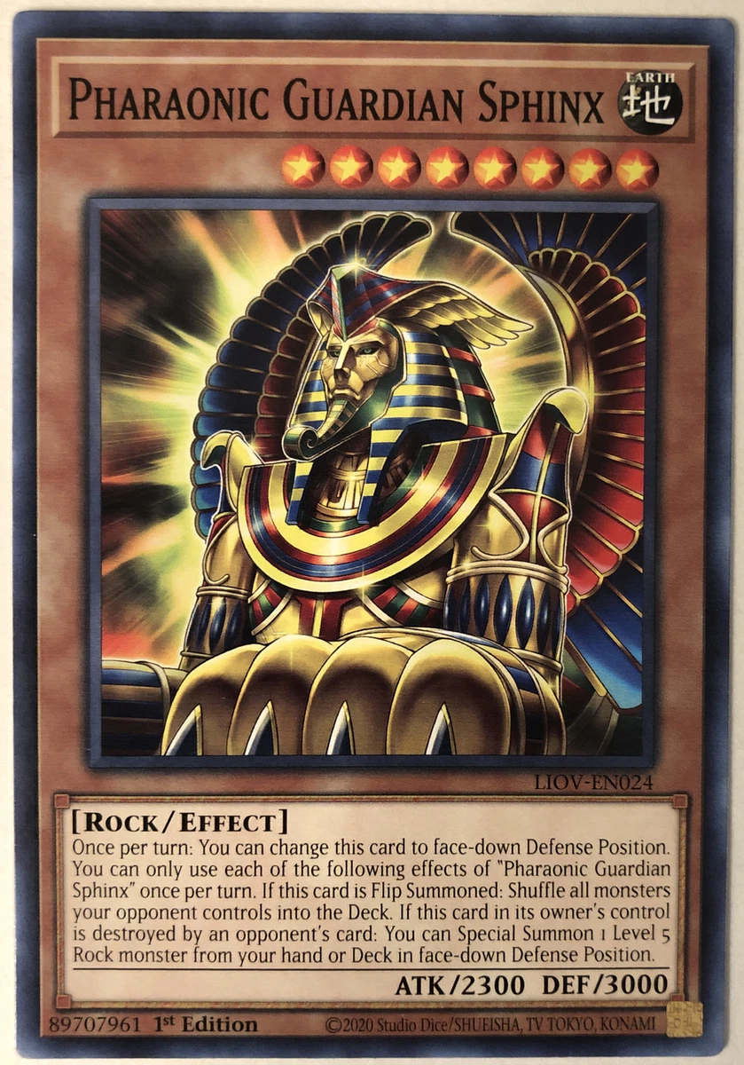 Pharaonic Guardian Sphinx LIOV-EN024 Lightning Overdrive for sale