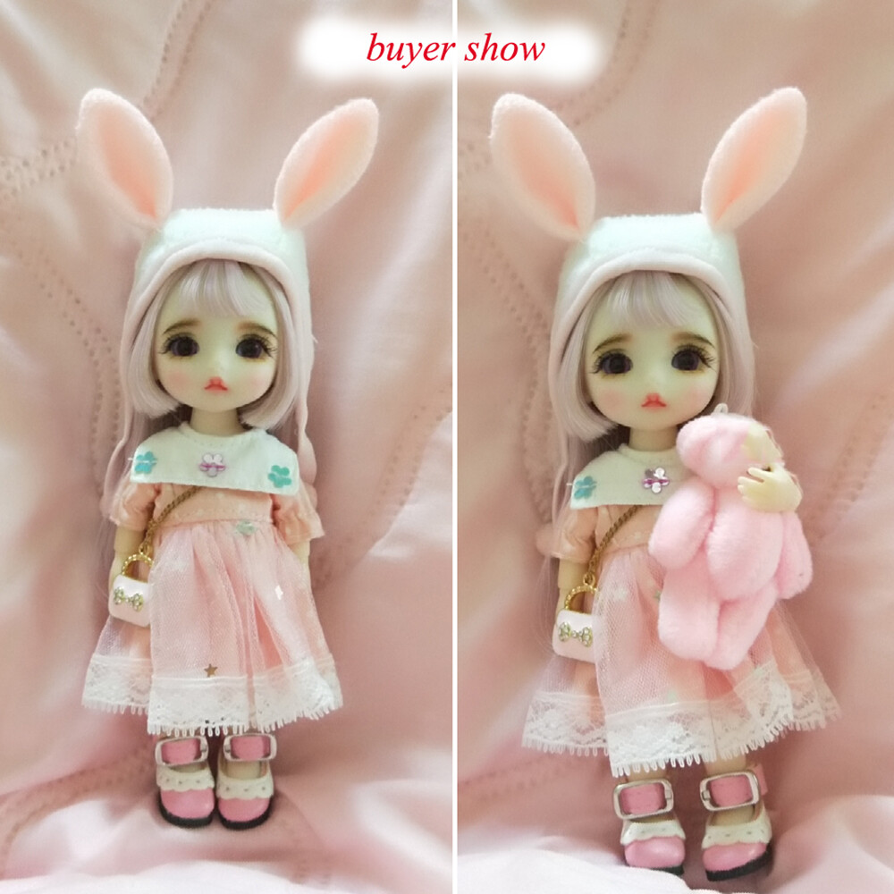 Collection Doll ボンネット　ピンク 1/3 BJD Doll 60cm Girl Doll with Pink Wig Clothes Makeup