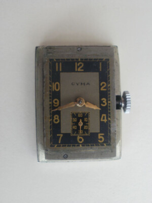 CYMA腕時計 Cyma swiss military mechanical rectangular ref.335 men's vintage