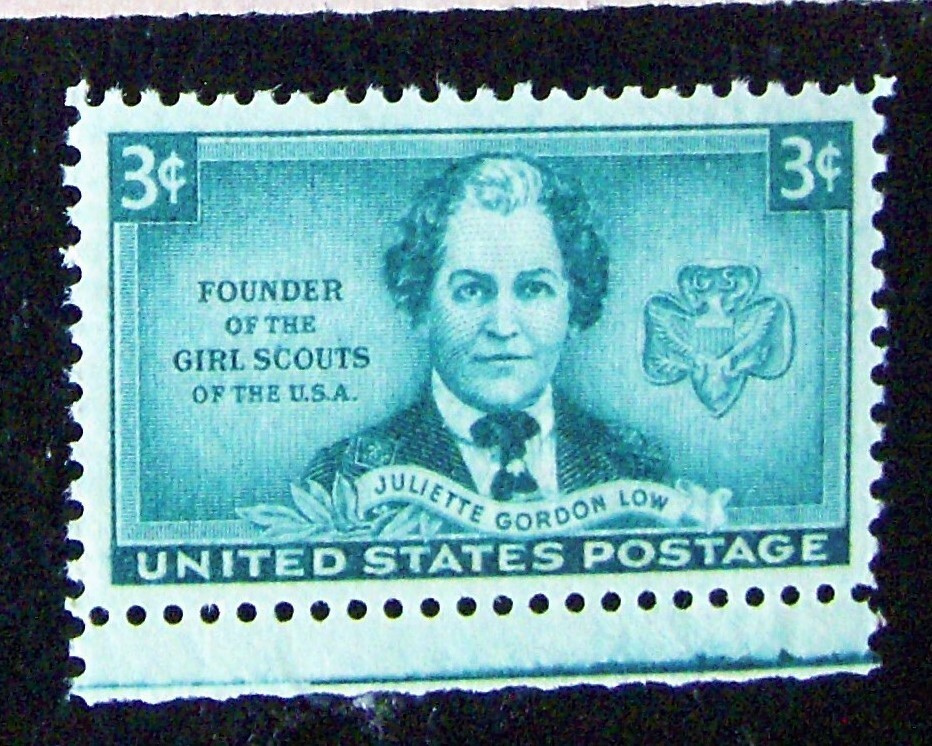 ルース3　famサマ US 3¢ Stamp SC #974, Juliette Gordon Low Girl Scouts of America
