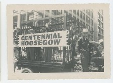 Vintage Photo Centennial Parade Hoosegow Show Keller William Kansas City MO 1950