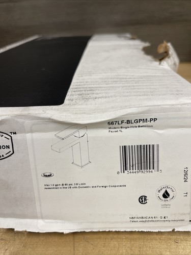 Delta 567LF-BLGPM-PP Bathroom Sink Faucets Faucet Black New - Picture 2 of 9
